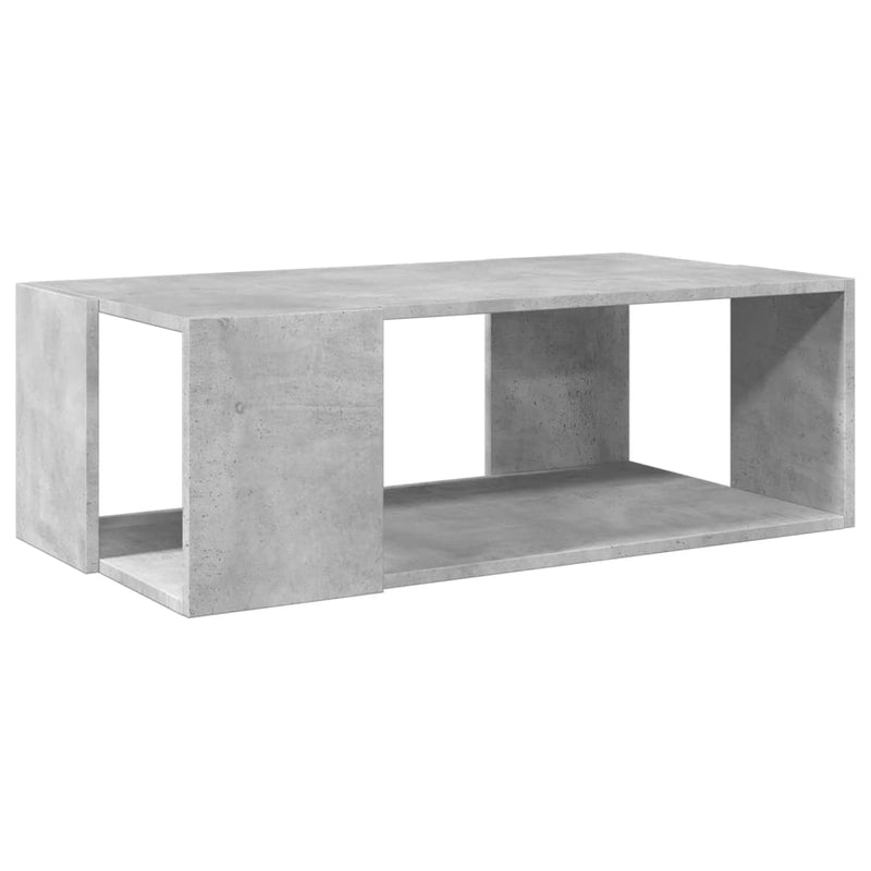 Couchtisch Betongrau 89,5x48x30 cm Holzwerkstoff