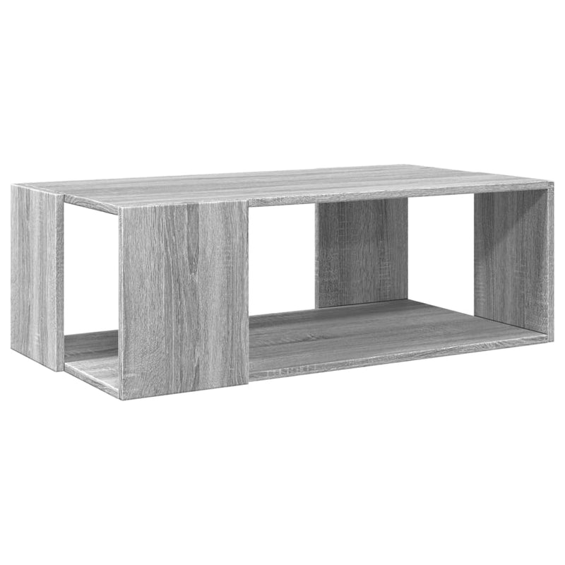 Couchtisch Grau Sonoma-Eiche 89,5x48x30 cm Holzwerkstoff