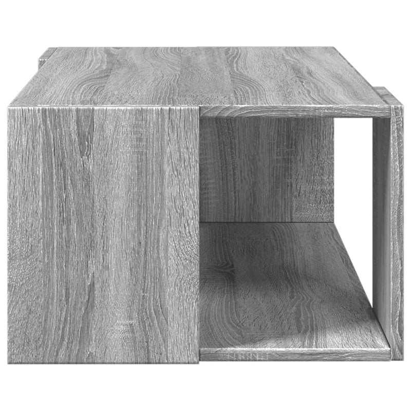 Couchtisch Grau Sonoma-Eiche 89,5x48x30 cm Holzwerkstoff