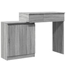 Schminktisch Mit Led-Beleuchtung 115X37X110,5 Cm