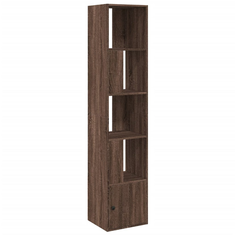 Bücherregal Braun Eichen-Optik 40x36x189 cm Holzwerkstoff