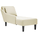Chaiselongue Mit Kissen Und Rechter Armlehne Samt