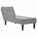 Chaiselongue Mit Rechter Armlehne Stoff