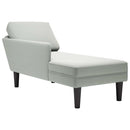 Chaiselongue Mit Kissen Und Rechter Armlehne Samt