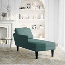 Chaiselongue Mit Kissen Und Rechter Armlehne Samt