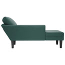 Chaiselongue Mit Kissen Und Rechter Armlehne Samt