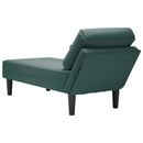 Chaiselongue Mit Kissen Und Rechter Armlehne Samt