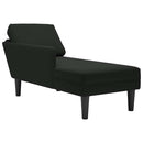 Chaiselongue Mit Kissen Und Rechter Armlehne Samt