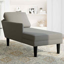 Chaiselongue Mit Kissen Cordstoff
