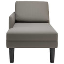 Chaiselongue Mit Kissen Cordstoff