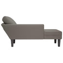 Chaiselongue Mit Kissen Cordstoff