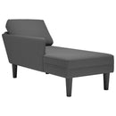 Chaiselongue Mit Kissen Cordstoff