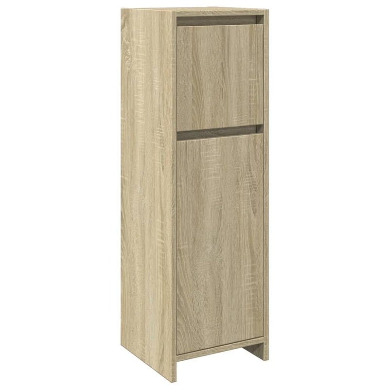 Badezimmerschrank Sonoma-Eiche 30x30x95 cm Holzwerkstoff