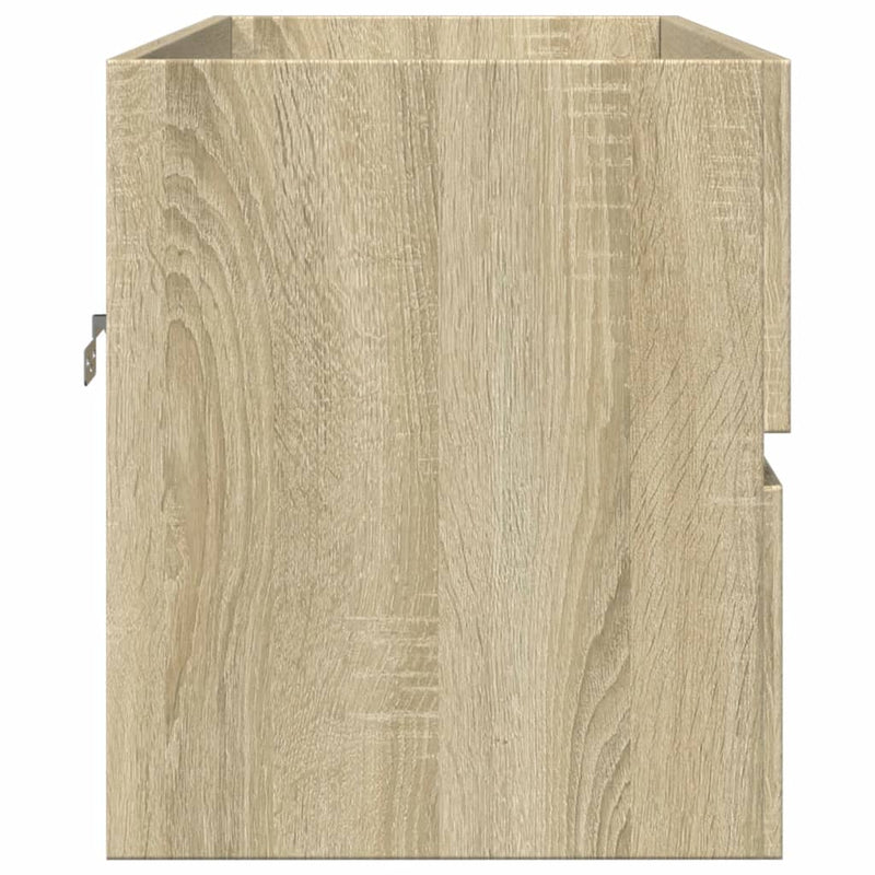 Waschbeckenunterschrank Sonoma-Eiche 90x38,5x45cm Holzwerkstoff