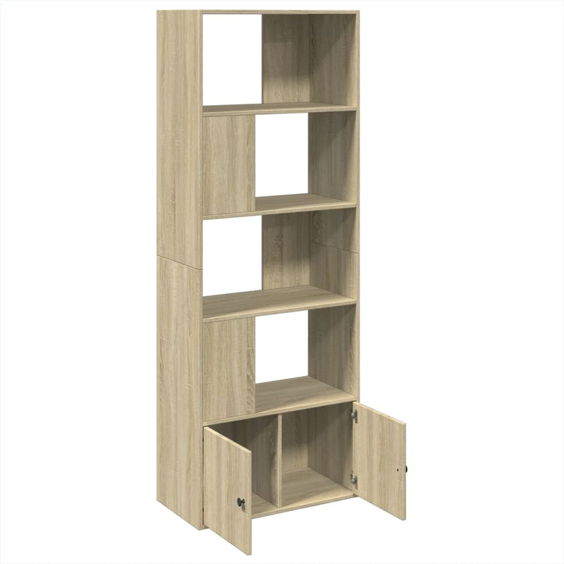 Bücherregal Sonoma-Eiche 70x36x189 cm Holzwerkstoff