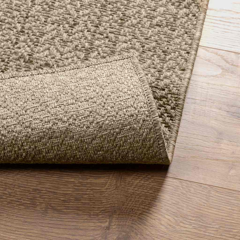 Teppich ZIZUR Beige 80x150 cm Jute-Optik Indoor und Outdoor