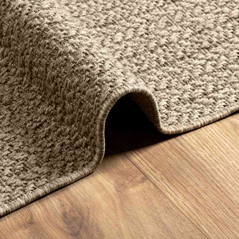 Teppich ZIZUR Beige 80x150 cm Jute-Optik Indoor und Outdoor