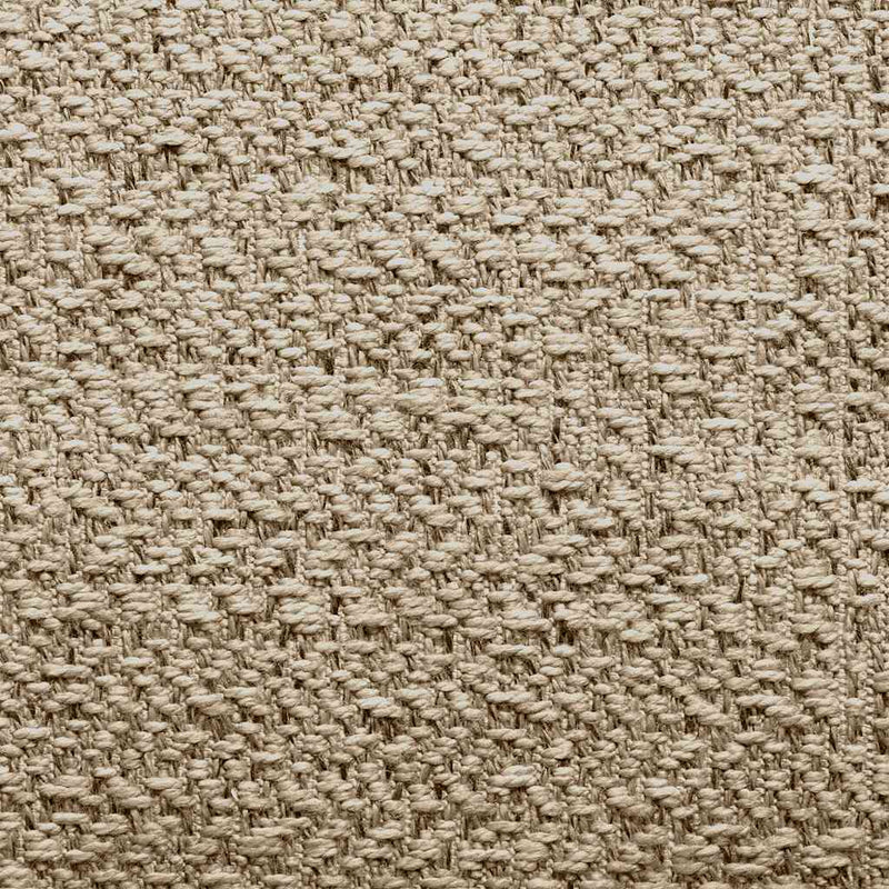 Teppich ZIZUR Beige 100x200 cm Jute-Optik Indoor und Outdoor