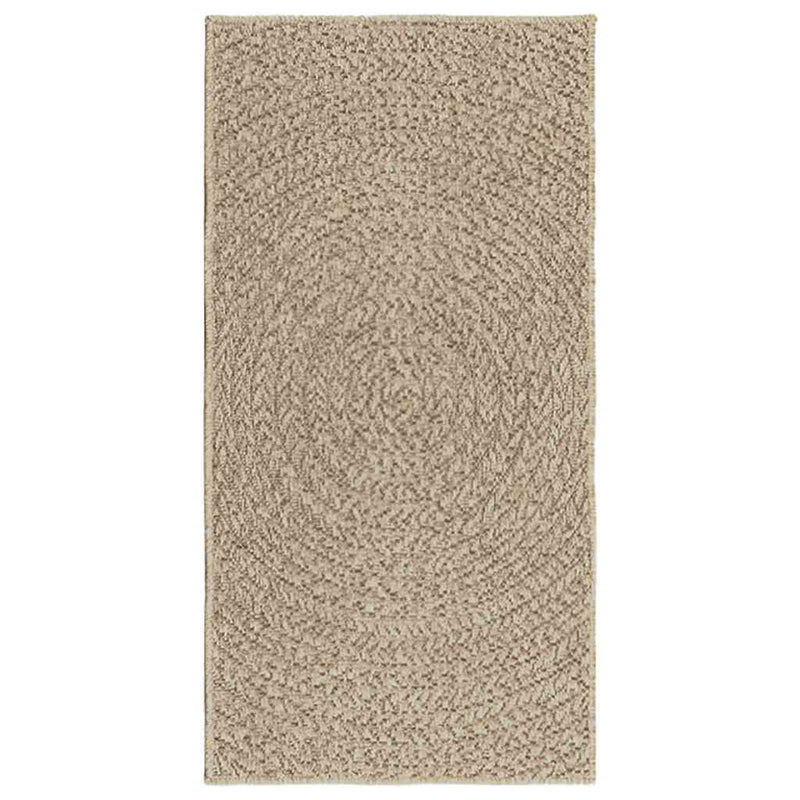 Teppich ZIZUR Beige 60x110 cm Jute-Optik Indoor und Outdoor