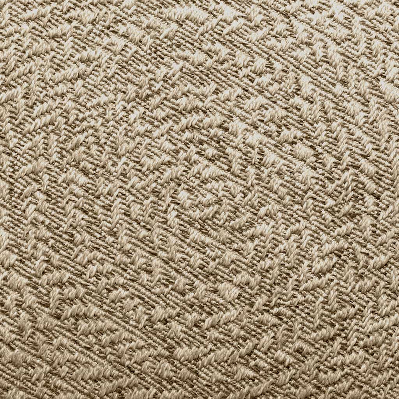 Teppich ZIZUR Beige 100x200 cm Jute-Optik Indoor und Outdoor