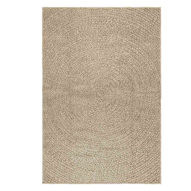 Teppich ZIZUR Beige 120x170 cm Jute-Optik Indoor und Outdoor