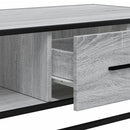 Couchtisch 100X57X35 Cm Holzwerkstoff Und Metall