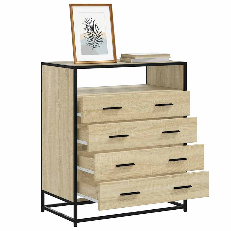 Schubladenschrank Sonoma-Eiche 70x41x83,5 cm Holzwerkstoff