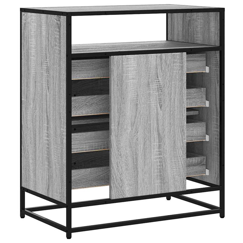 Schubladenschrank Grau Sonoma 70x41x83,5 cm Holzwerkstoff