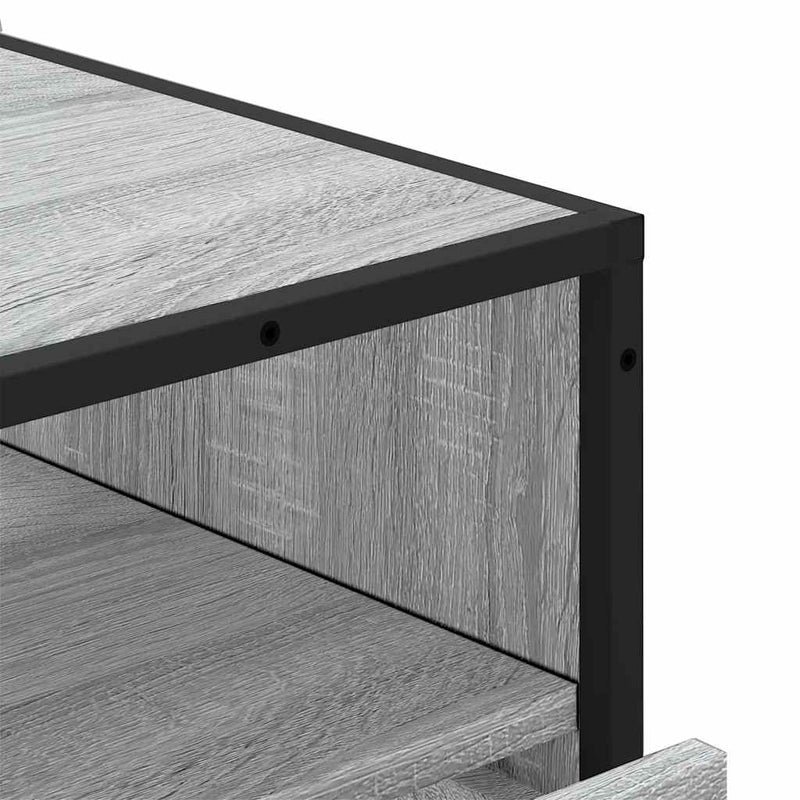 Schubladenschrank Grau Sonoma 70x41x83,5 cm Holzwerkstoff