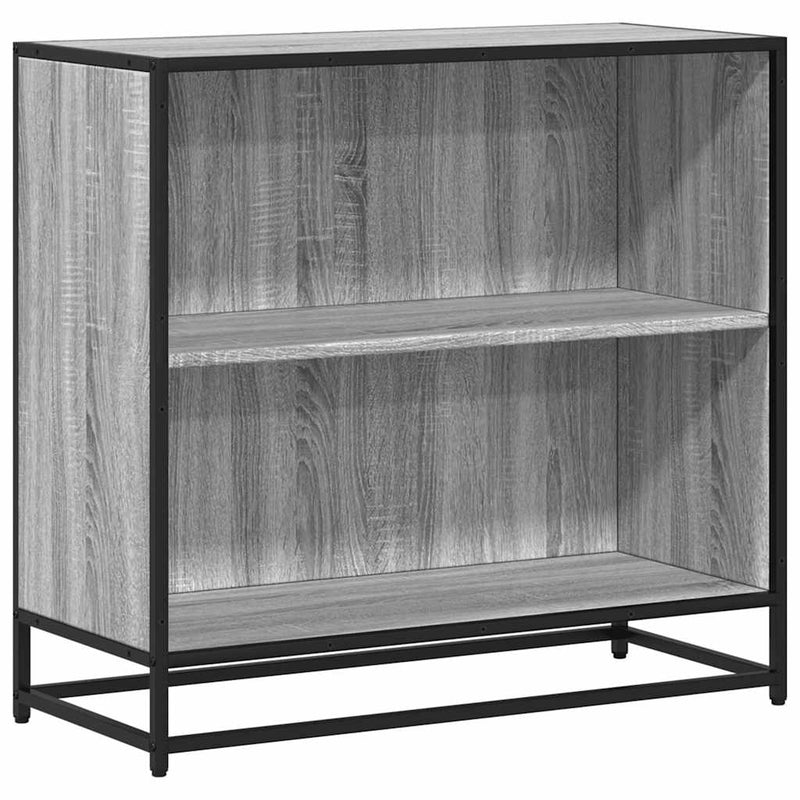 Bücherschrank Grau Sonoma 80,5x35x76 cm Holzwerkstoff