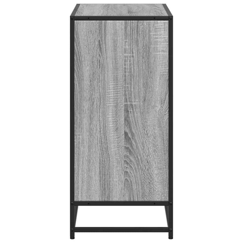 Bücherschrank Grau Sonoma 80,5x35x76 cm Holzwerkstoff