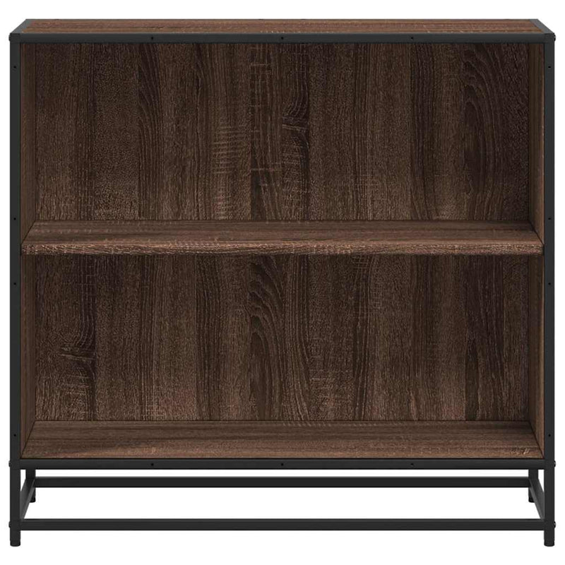 Bücherschrank Braun Eichen-Optik 80,5x35x76 cm Holzwerkstoff