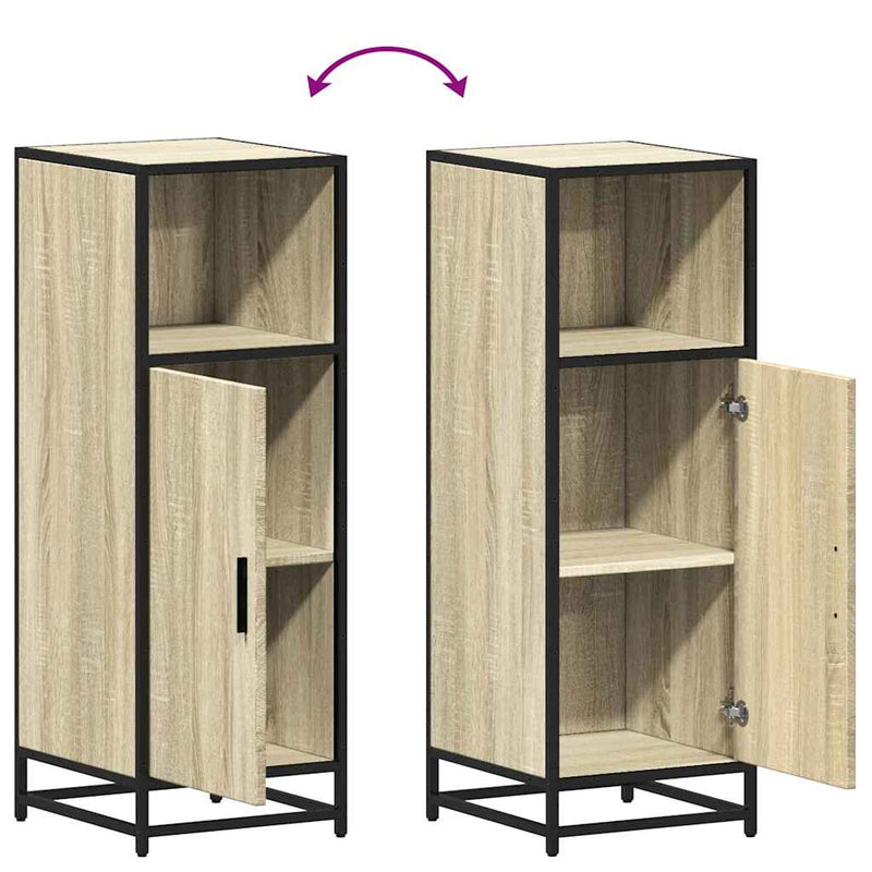 Badschrank Sonoma-Eiche 35x37,5x100 cm Holzwerkstoff