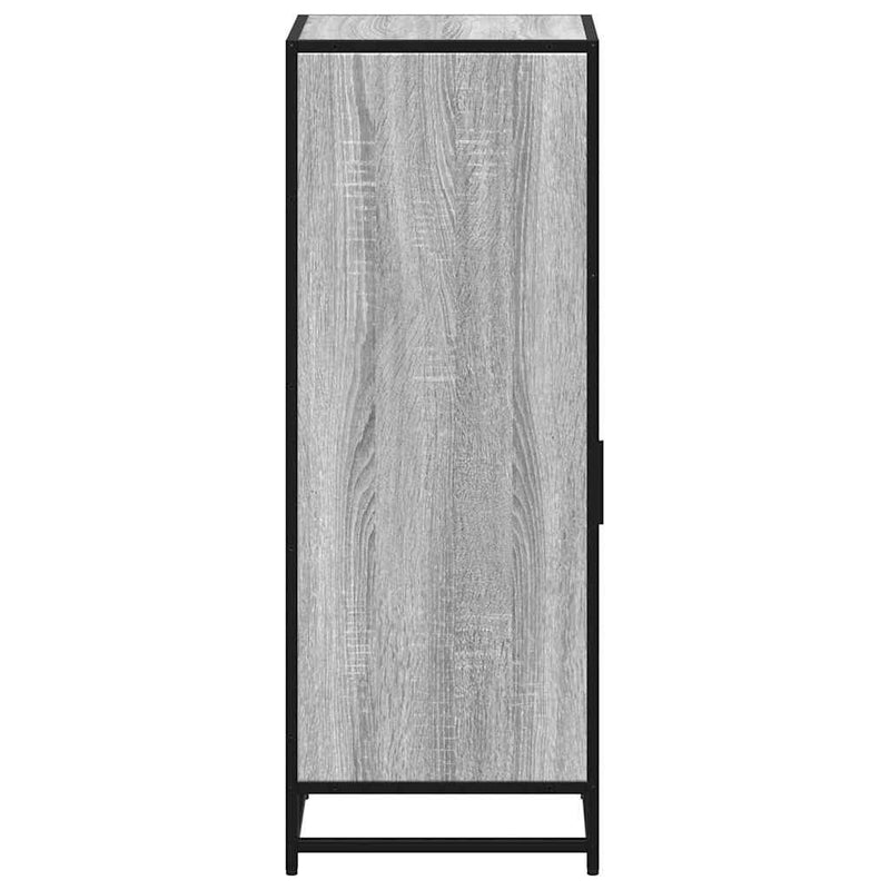 Badschrank Grau Sonoma 35x37,5x100 cm Holzwerkstoff