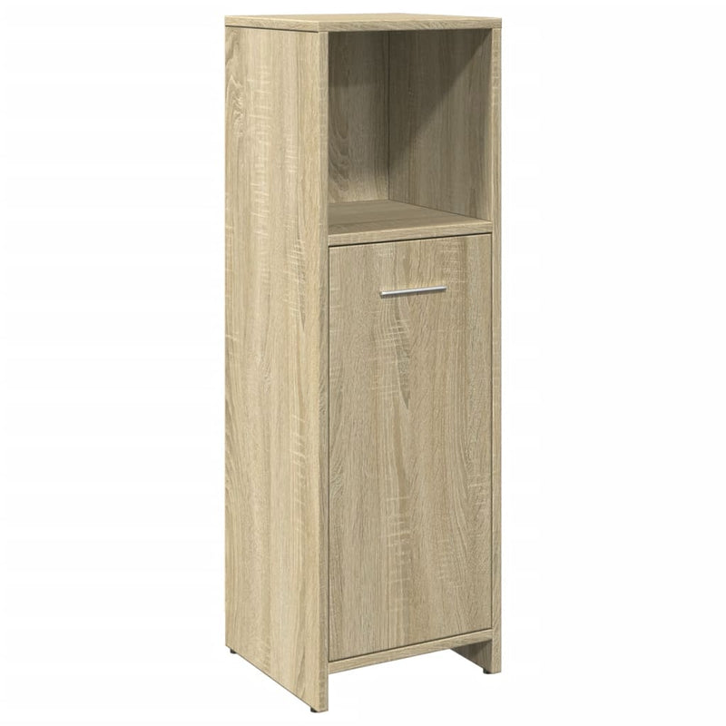 Badezimmerschrank Sonoma-Eiche 30x30x95 cm Holzwerkstoff