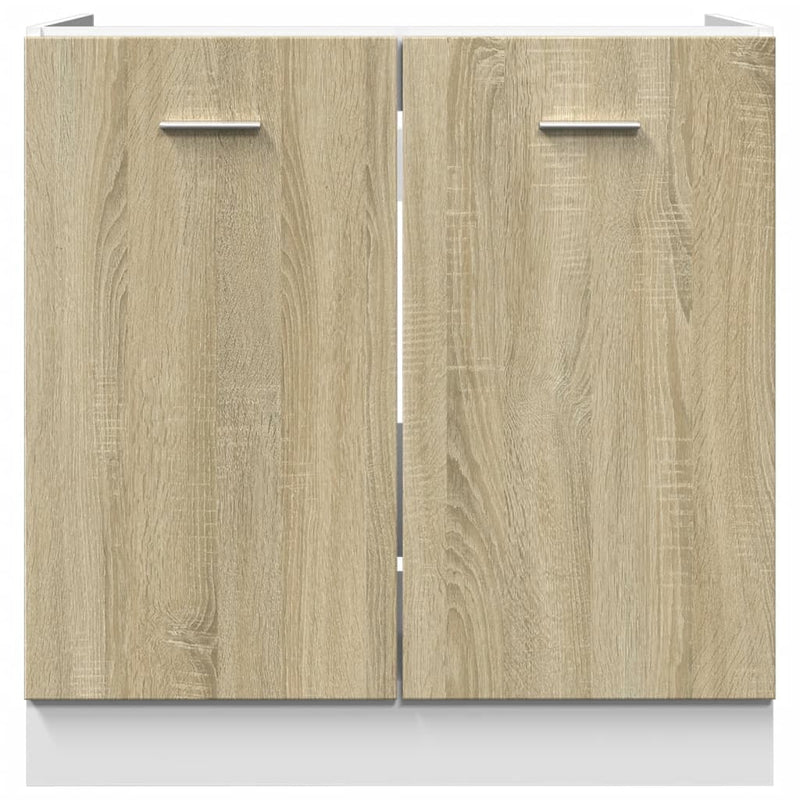 Unterschrank Sonoma-Eiche 80x46x81,5 cm Holzwerkstoff