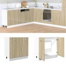 Unterschrank Sonoma-Eiche 40X44,5X81,5 Cm Holzwerkstoff Sonoma Eiche