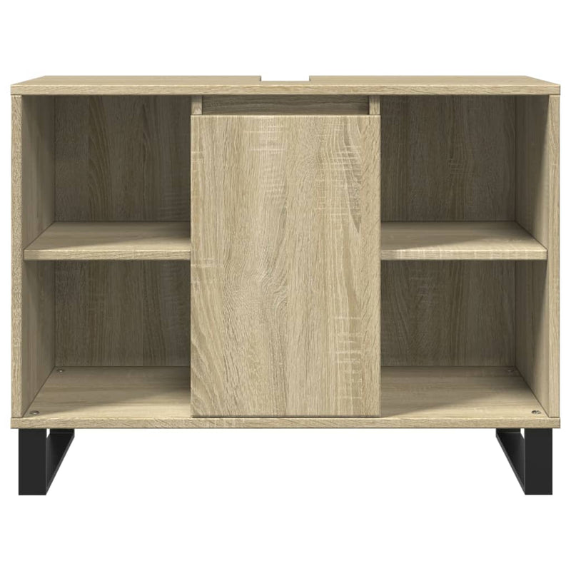 Badschrank Sonoma-Eiche 80x33x60 cm Holzwerkstoff