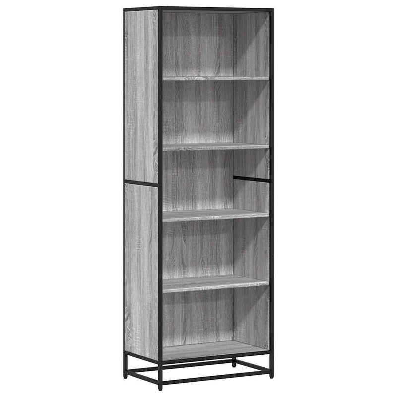 Bücherregal Grau Sonoma 60x35x170,5 cm Holzwerkstoff