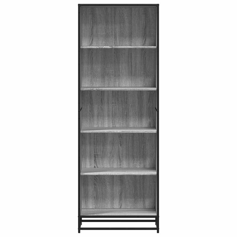 Bücherregal Grau Sonoma 60x35x170,5 cm Holzwerkstoff