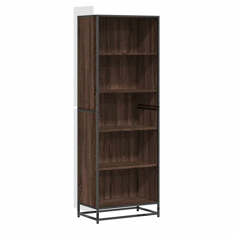 Bücherregal Braun Eichen-Optik 60x35x170,5 cm Holzwerkstoff