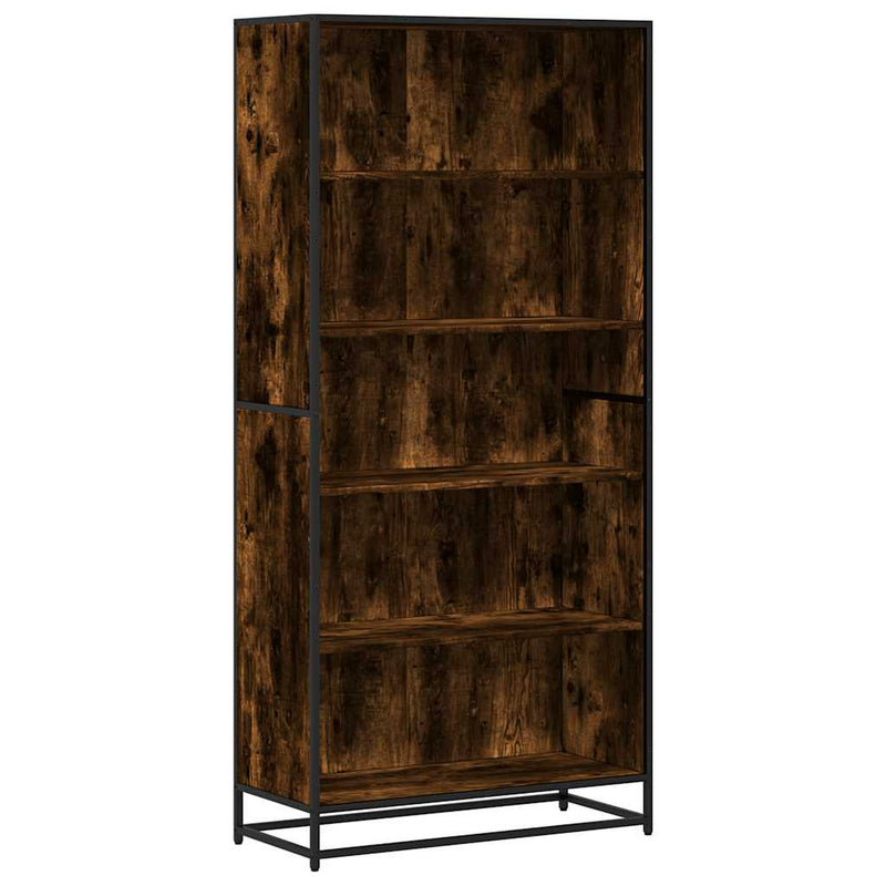 Bücherregal Räuchereiche 80,5x35x170,5 cm Holzwerkstoff