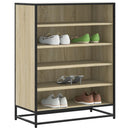 Schuhschrank 75X38X97,5 Cm Holzwerkstoff Metall