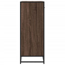 Schuhschrank Eichen-Optik 75X38X97,5 Cm Holzwerkstoff Metall