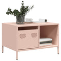 Couchtisch Senf 68,5X50X43,5 Cm Kaltgewalzter Stahl