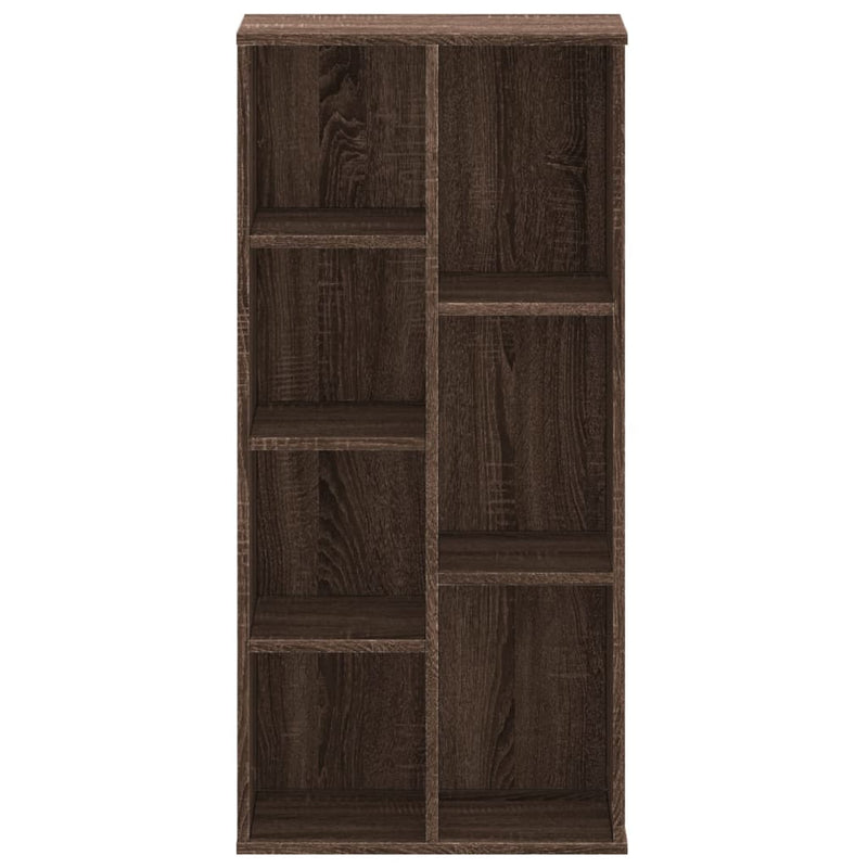 Bücherregal Braun Eichen-Optik 50x25x105 cm Holzwerkstoff