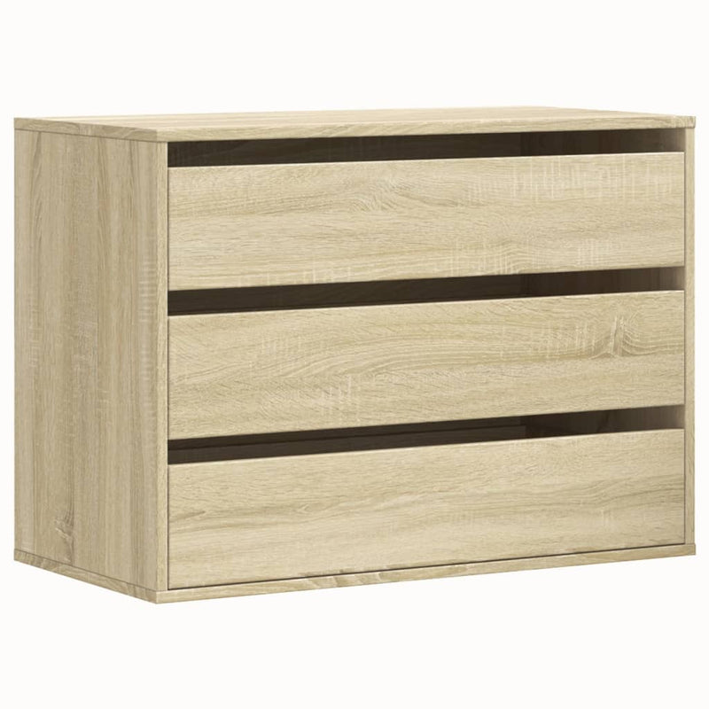 Kommode Sonoma-Eiche 80x41x58 cm Holzwerkstoff