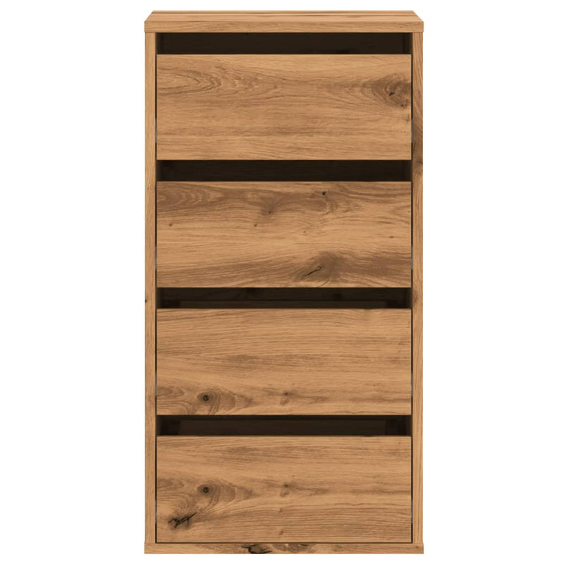 Kommode Artisan-Eiche 40x41x76 cm Holzwerkstoff