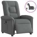 Relaxsessel Stoff Dunkelgrau