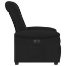 Relaxsessel Elektrisch Stoff Schwarz